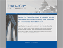 Tablet Screenshot of federalcitycap.com